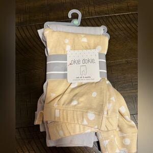 NWT Okie Dokie Unisex 2-Piece Pull-On Pants – Size 18 Months